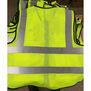 Gilet de sécurité réfléchissant jaune fluorescent personnalisé en gros pour adultes utilisation estivale vêtements d'extérieur pour ingénieurs de travail - Product Image 4