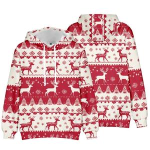 Sweats à capuche imprimés par sublimation 3D pour femme 2025 Nouveau pull respirant en coton personnalisé Sweats à capuche premium à épaules tombantes - Product Image 1