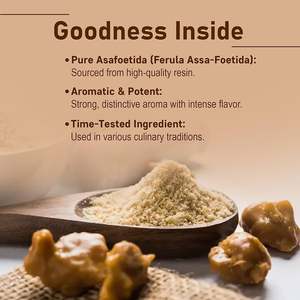 Poudre d'asafoetida Hing 250g Qualité alimentaire Arôme intense Marque Tos Fabrication sous marque privée OEM Turquie Durée de conservation 48 mois - Product Image 2