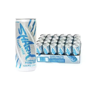 shark stimulation energy drink 250ml energizing soft drink for active people - Product Image 1