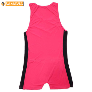 Camiseta de lucha libre SAMAVIA RTS, uniforme de compresión atlética para hombre, ropa deportiva personalizada, ropa lista para exportación OEM - Product Image 6