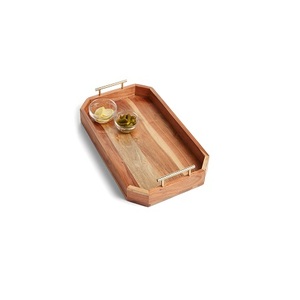 Advantageous Design <b>Wood</b> Food Tray Premium Quality Rectangular Shape Tea Coffee Serving Tray By Home <b>Arts</b> - Product Image 4