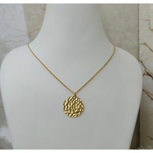 Handmade Brass Necklaces with Gold Plating Link <b>Chain</b> Religious Style Featuring Diamonds and Pearls for Wedding Party Gifts - Product Image 2