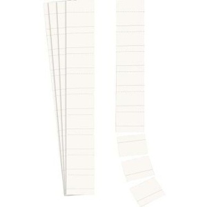 ULTRADEX Paquete de 90 Tarjetas de Inserción para Archivador, Blancas, 190 g/m², 7 x 3.2 cm (Ancho x Alto), Accesorios para Archivadores - Product Image 1