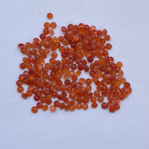 4mm 6mm 8mm Cornaline Orange Naturelle à Facettes Coupe Ronde Pierre Précieuse Semi Précieuse pour la Fabrication de Bijoux Prix de Gros - Product Image 4