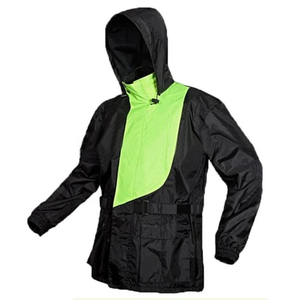 Veste de pluie de sécurité réfléchissante et légère pour hommes, imperméable haute visibilité en PVC et spandex, combinaison imperméable - Product Image 4