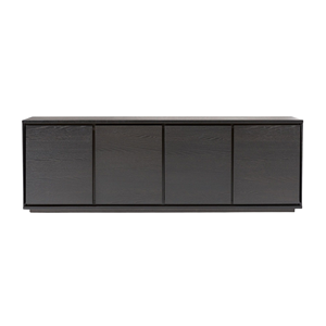 Mueble de TV Moderno de Madera Maciza con Gran Espacio de Almacenamiento, Diseño Minimalista, Consola Multimedia para Sala de Estar - Product Image 1