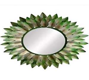 Copper Antique Finished Leaf Design Frame Metal <b>Wall</b> <b>Mirror</b> For Home Livingroom Hotel Hallway Decoration Use <b>Hanging</b> <b>Wall</b> <b>Mirror</b> - Product Image 6