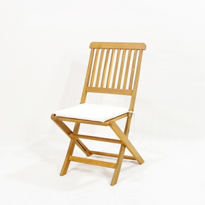 Juego de café Artex Dong Thap de 3 con dos sillas de madera de acacia natural y una mesa de madera de acacia rectangular a juego - Product Image 5