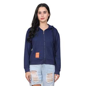 Sweat-shirt à capuche Evolve pour femme, 100 % coton, haute qualité, respirant, manches longues, col rond, idéal pour l'hiver - Product Image 3