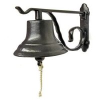 Campana de mano de latón con acabado chapado en oro antiguo, diseño en relieve de forma redonda, calidad Premium para religiosos, nueva