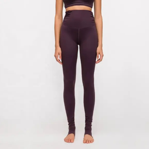 กางเกงเลกกิ้งออกกำลังกายผู้หญิงรุ่นใหม่ ระบายอากาศได้ดี ทรงเข้ารูป ขายดี ดีไซน์เรียบง่าย สีพื้น ยังไม่มีรีวิว - Product Image 6