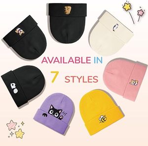 Nouveauté : Bonnets brodés personnalisés OEM/ODM en gros avec logo, en tricot doux, pour cadeaux d'entreprise - Product Image 6