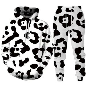 Kids <b>Sweatshirts</b> Set 3D <b>Print</b> Spotted <b>leopard</b> Boys Girls Hoodie Pants Two Piece Loose Long Sleeve Pullover <b>Sweatshirt</b> Clothing - Product Image 2
