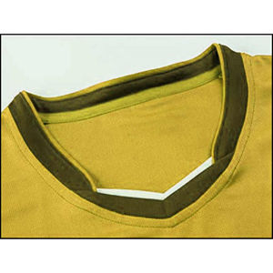 Uniformes de entrenamiento de fútbol de Color Amarillo/negro por sublimación personalizada de alta calidad, conjunto de camisetas de fútbol para hombres - Product Image 3