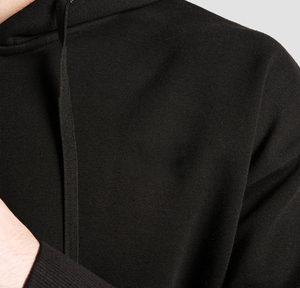 Vente en gros d'usine, sweat-shirt pour homme surdimensionné, coupe ample, coton, polaire épais, hiver chaud, impression de logo personnalisée, broderie, respirant - Product Image 5