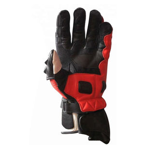 Customized Men's Premium Leather Racing <b>Gloves</b> for Motorcycle Outdoor Sports <b>Touch</b> Screen Wholesale Rate for Motorbike Riding - Product Image 6