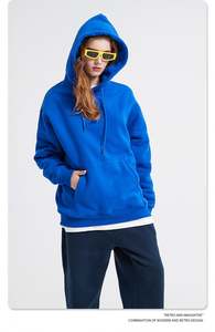 Sudadera con Capucha Personalizada con Logotipo, Unisex, Talla Grande, con Cordón Ajustable, de Algodón y Felpa para Hombre - Product Image 5