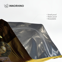 Pochette Mylar anti-odeur et résistante aux enfants avec impression en héliogravure pour l'emballage de fleurs aromatiques et de chewing-gums