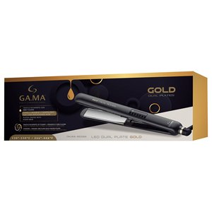 DUAL PLATES Gold Led Black GI2510 hair straightener - Product Image 2