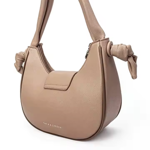 กระเป๋าหนัง PU ลายดวงจันทร์ครึ่งดวงสำหรับผู้หญิงกระเป๋าถือเดี่ยวแบบบางพกพาได้สำหรับทุกฤดูหนาวฤดูใบไม้ร่วงฤดูใบไม้ผลิ - Product Image 4