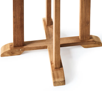 Table de bar en teck pour restaurant, hôtel, villa, resort, café, mobilier commercial pour l'hôtellerie