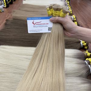 Cheveux en vrac de couleur BEST SELLING: Cheveux humains vietnamiens naturels lisses couleur bébé, extensions de cheveux pleine longueur en stock maintenant - Product Image 4