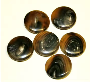 Factory Hole Sale Customized Horn <b>Button</b> Large Horn Sew Buffalo Horn <b>Suit</b> <b>Buttons</b> for Customized Size and Hot Sale 9 10 Colour - Product Image 1