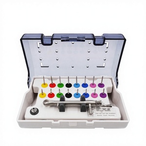Kit de trephines dentaires 8 pièces, manuel, certifié CE, revêtement titane, pour implants chirurgicaux, poignée ergonomique, garantie 1 an - Product Image 2