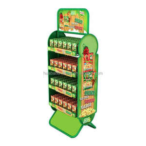 Soporte y estante de exhibición personalizado para aperitivos con fácil montaje para tiendas minoristas y artículos de paquete de alimentos - Product Image 3