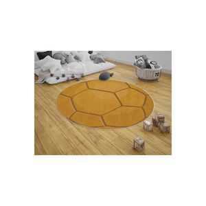 Alfombra Redonda de Diseño Personalizado para Pelota de Fútbol para Adolescentes, Habitación de Niños, Sala de Estar, Goma Antideslizante Lavable PARA EL Hogar, Juegos de Bebé - Product Image 1