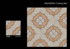 Weather Resistant Driveway <b>Tiles</b> 40x40cm 400x400mm Matt Ceramic Flooring for Parking Area and Open Spaces - Product Image 2