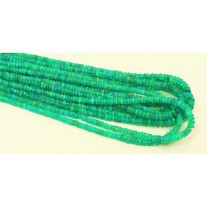 Cuentas Redondas Lisas de Ópalo Etíope Verde de Calidad AAA, Cuentas Lisas de Ópalo Etíope Verde Brillante de 3-6 mm, Ópalo Etíope de Primera Calidad - Product Image 3