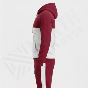 ชุดวอร์มแทรคสูทแขนยาวแบบซิปเต็มตัวสำหรับผู้ชายจากโรงงาน ผลิตเพื่อการวิ่ง ดีไซน์ใหม่ คุณภาพสูง สามารถปรับแต่งสีได้ - Product Image 3