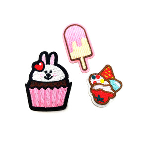 Patch fleur de rose 3D Applique brodé fer sur patch meilleur prix de gros fer sur patchs - Product Image 3