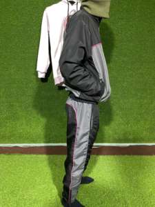 Trajes de chándal impermeables de diseño personalizado, chándales con nuevo logotipo elegante de alta calidad, conjunto de 2 piezas transpirable de algodón 100% - Product Image 2