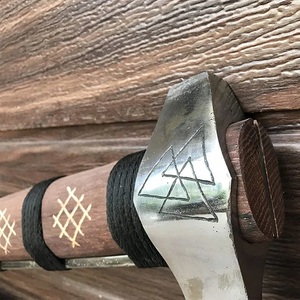 SCL ขวานเหล็กดามัสกัสอเนกประสงค์เกรดอุตสาหกรรมขวานอเนกประสงค์สำหรับทำกิจกรรมกลางแจ้ง - Product Image 3