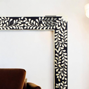 Cadre photo en os incrusté fait main de qualité supérieure, taille personnalisée, design unique, best-seller - Product Image 5