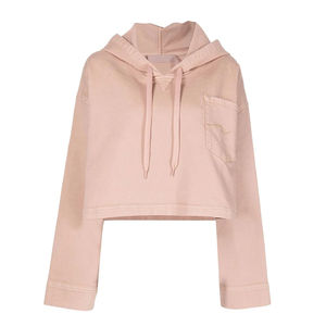 Sudadera con Capucha Corta de Algodón para Mujer, Moderna, Suave y Transpirable para Comodidad y Estilo Diarios, Precio Bajo - Product Image 1