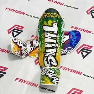 Nuevas Espinilleras de Muay Thai con Diseño Impreso Completo en Venta, Logotipo Personalizado, Equipo de Protección para Entrenamiento de Kickboxing, Espinilleras Twins - Product Image 1