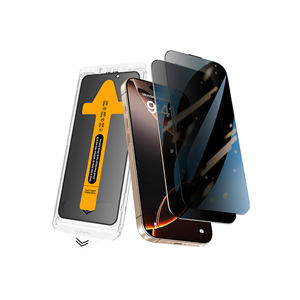 Protection d'écran en verre trempé Netzy 2.5D Oliv pour iPhone 13 XS XS Max - Anti-espionnage Noir Installation facile 3D Radiant - Product Image 1