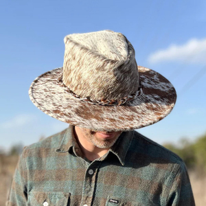 High Quality Trendy Outfit Cowhide <b>Hats</b> Customized Design Top Quality Material Stylish Unisex Cowhide <b>Hats</b> - Product Image 1