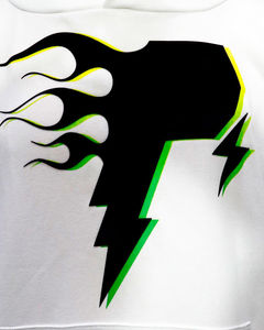 Ensemble de jogging en coton délavé à l'acide personnalisé pour hommes ensemble de pantalons de survêtement évasés avec broderie et imprimé de strass - Product Image 5