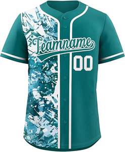 Uniformes de Béisbol Sublimados al por Mayor de Alta Calidad, Camisetas de Béisbol Blancas Personalizadas de México para Hombre - Product Image 1