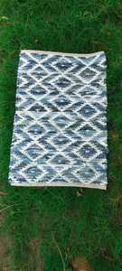 2025 Indian Handloom 100% algodón Chindi Rag alfombra de doble cara diseños modernos de corte-lanzadera con altura de pila de felpa para uso de Golf de coche - Product Image 4