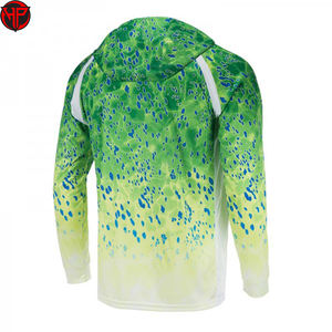 Camisetas de Pesca con Diseño de Logotipo Sublimado para Hombre y Mujer, Ropa de Pesca de Poliéster Impermeable, Jersey de Pesca Personalizado con Botones y Manga Larga - Product Image 6