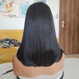 Vente en gros 100% brut vietnamien Remy cheveux perruques meilleur prix Bob perruque avec HD dentelle os droite naturel lâche vagues profondes - Product Image 5