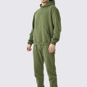 Chándal Deportivo Informal de Invierno para Hombre, Transpirable, de Felpa Técnica, 100% Algodón, OEM, Venta al por Mayor - Product Image 1