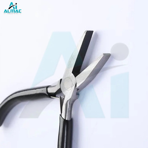 ALMAC 2025 Alicates profesionales de punta plana de acero inoxidable para joyería industrial y uso eléctrico Fuente manual - Product Image 4