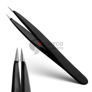 Pinzas quirúrgicas de acero inoxidable, estériles, oftálmicas, de precisión médica, autoclavables, desechables, para clínica y hospital. - Product Image 3